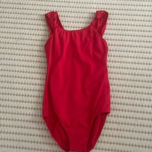 Red Dance Leotard- Size S